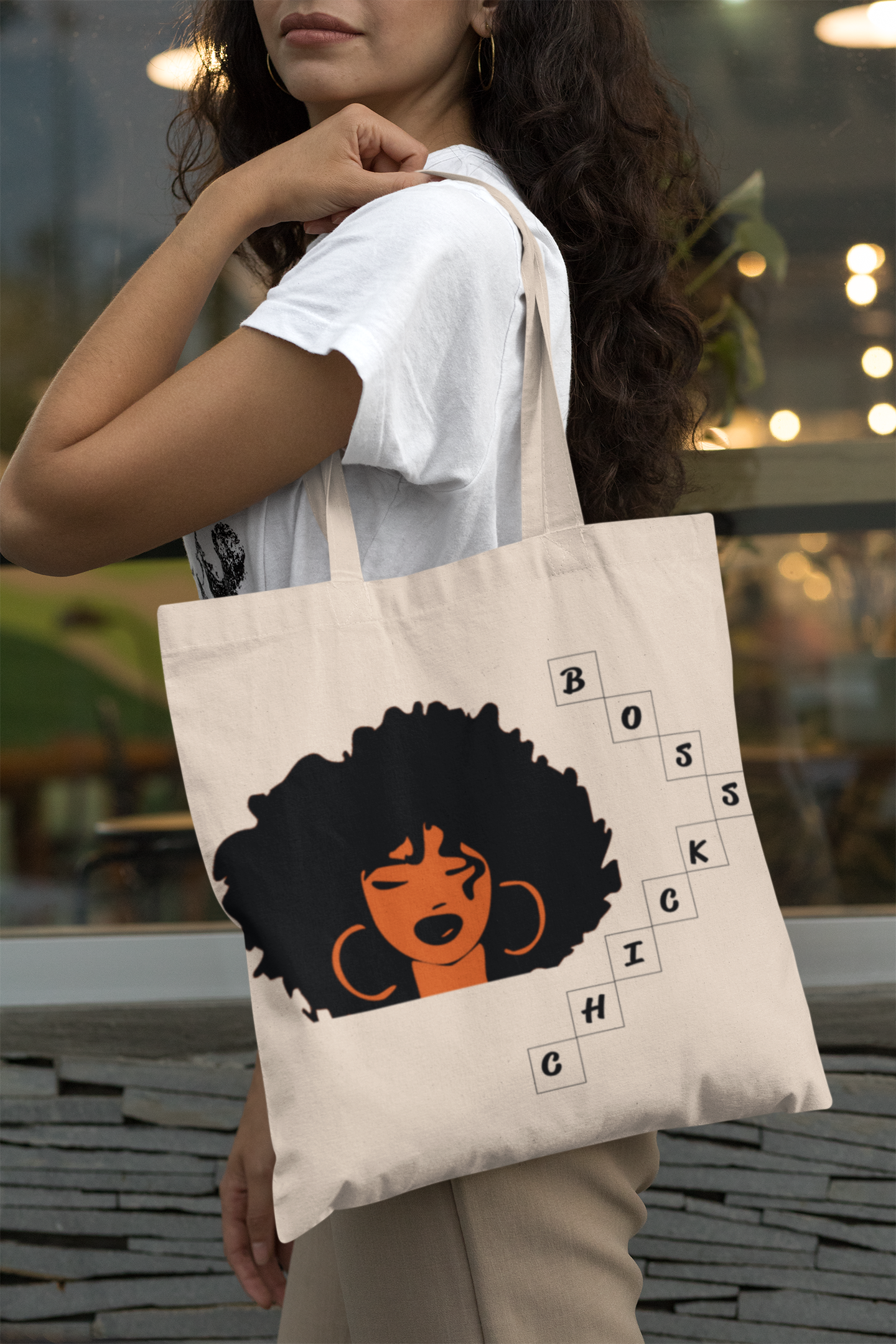 Boss Chick Canvas Tote